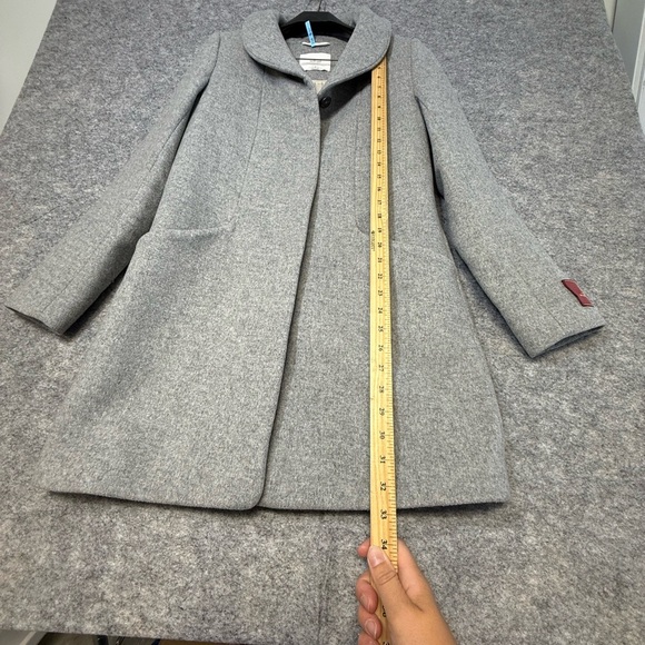 Wilfred Gray Wool Cashmere Blend Coat Women’s Elegant Classic Jacket Size Small - Picture 8 of 15